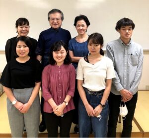 友声会(喉頭摘出者患者団体)田名さんと卒業研究生